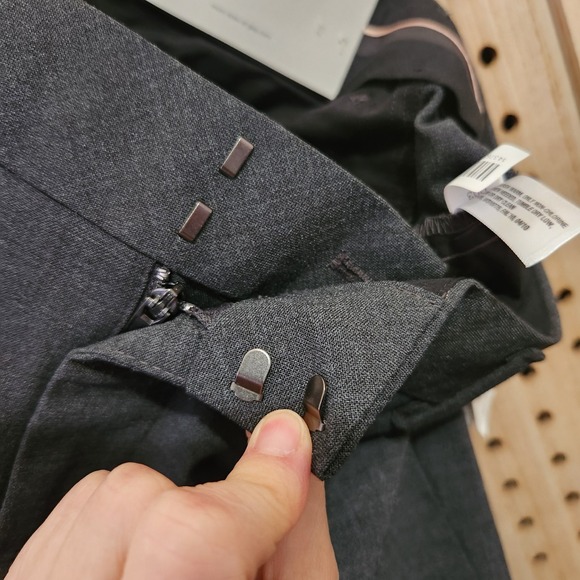 Womens Gray GAP Perfect Trouser Stretch Dress Pants 0R classic Comfort Dressy - Picture 11 of 11